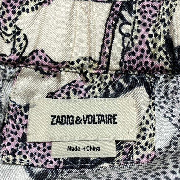 Zadig & Voltaire Women’s June Silk Midi Skirt – Ecru – Size 34/US 2 - Picture 5 of 9